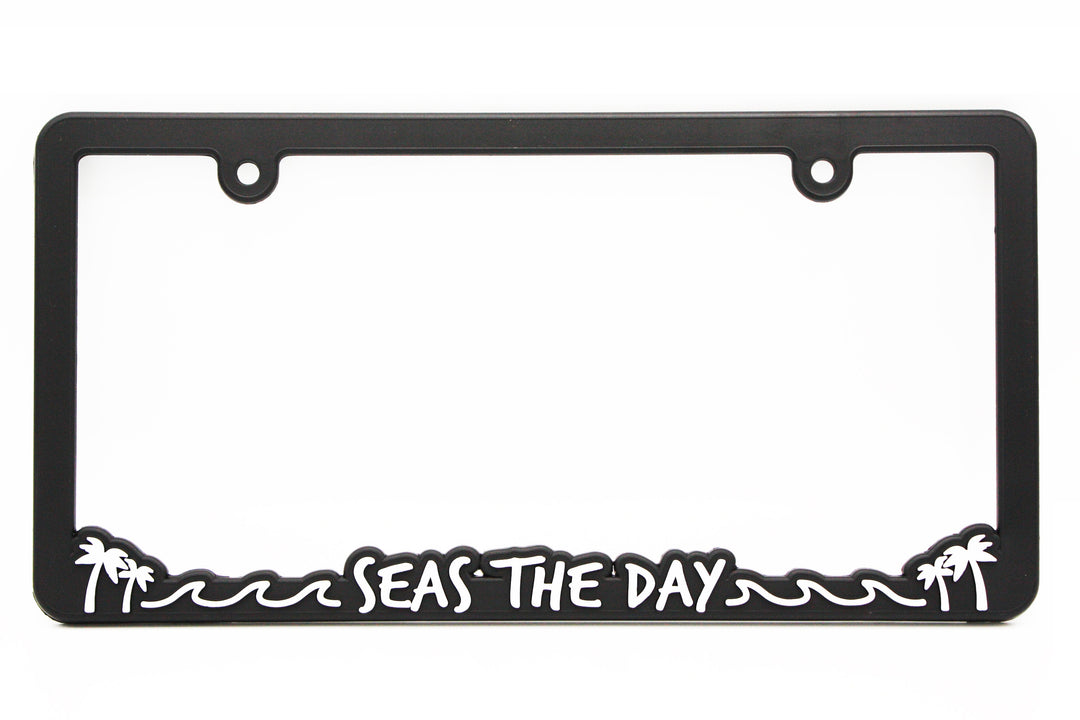 Seas the Day License Plate Frame