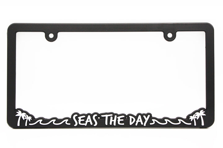 Seas the Day License Plate Frame