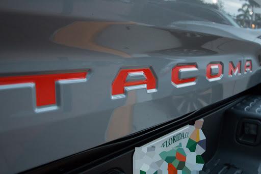 "TACOMA" Tailgate Letter Inserts